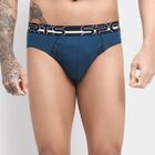 Men's Cotton Brief, टील ब्लू, small image number null